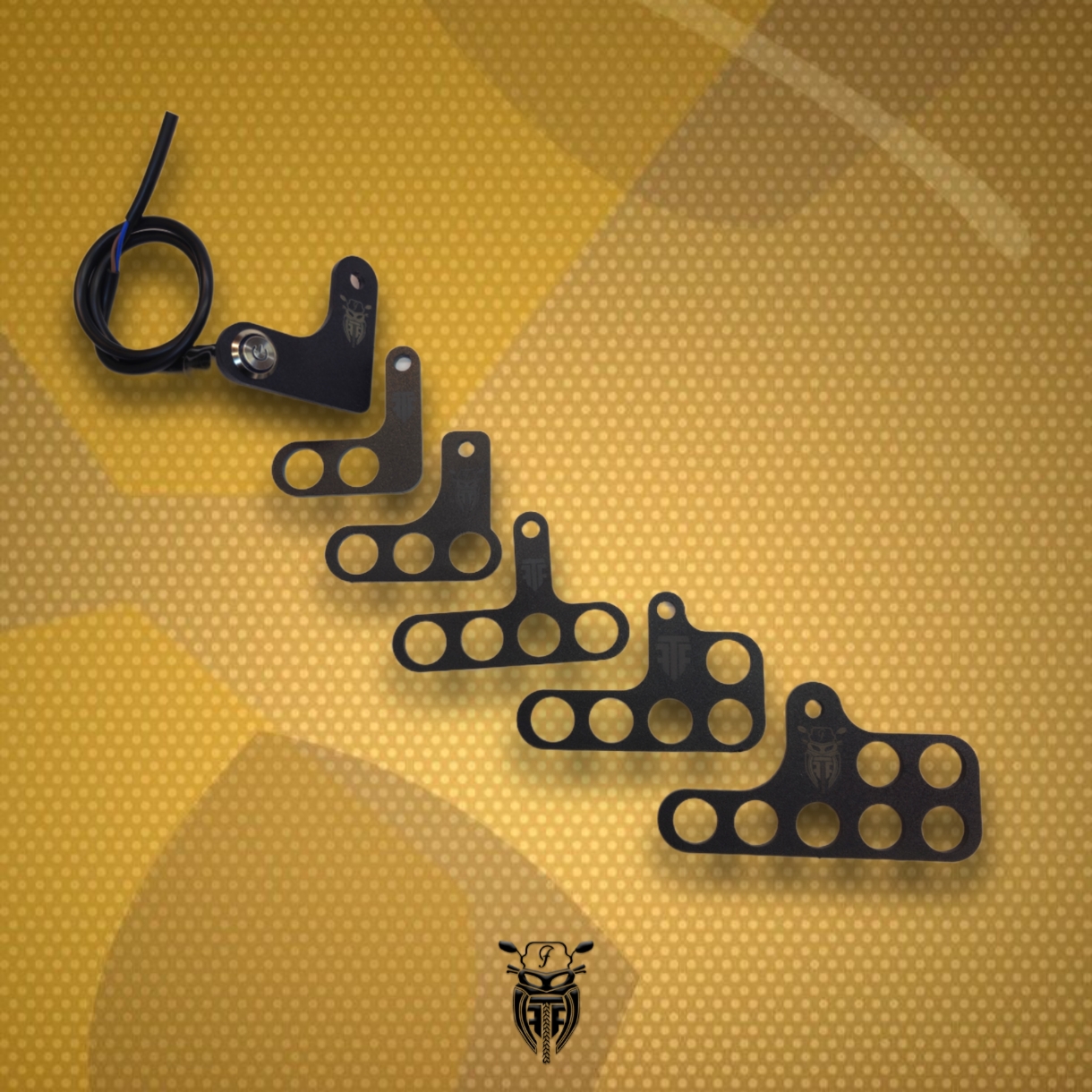 تصویر از پنل کلید روی فرمان FTF  - تک پیچ - تکی با کلید