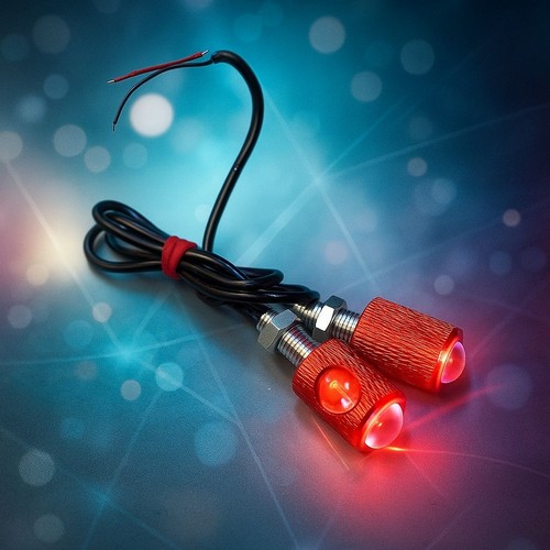 تصویر از چراغ تزئینی نور قرمز