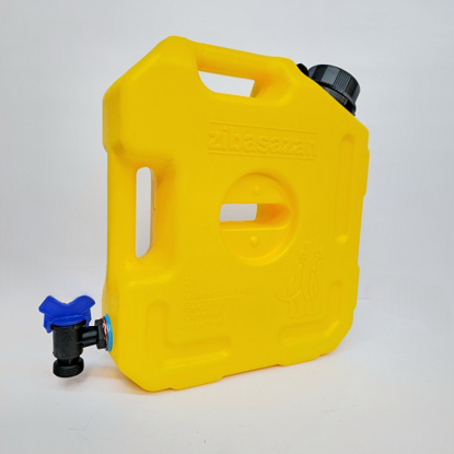 تصویر از گالن زیبا سازان 5 لیتری شیردار زرد