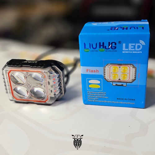 تصویر از پروژکتور 4 لنز دور قرمز 6 حالته پلیسی